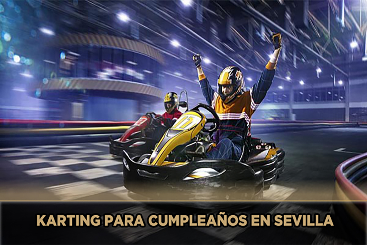 Karting para cumpleaños en Sevilla