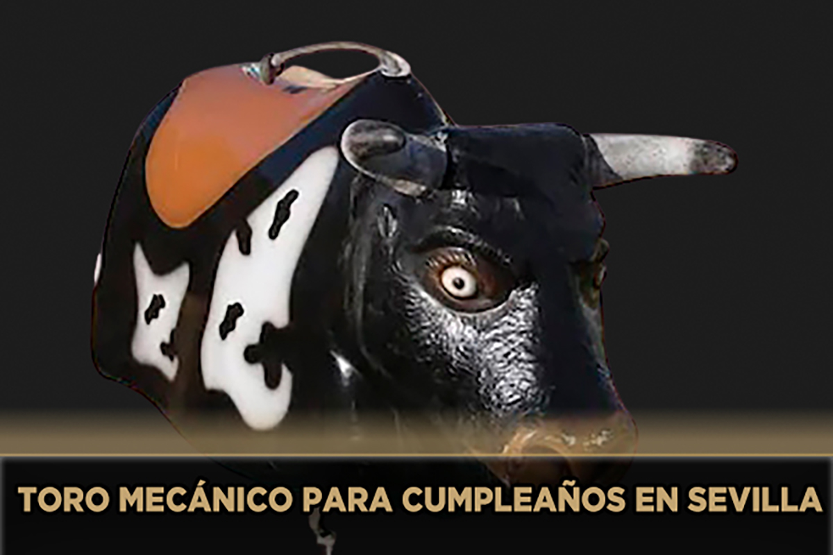 Toro mecánico para cumpleaños en Sevilla